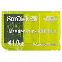 Sandisk Gaming Memory Stick PRO Duo? 1GB (SDMSG-1024-E10)
